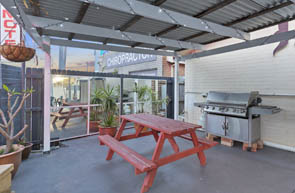 Guests are welcome to use the BBQ in our shaded BBQ area at Buccaneer Motel Long Jetty NSW